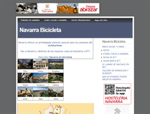 Tablet Screenshot of navarrabicicleta.com